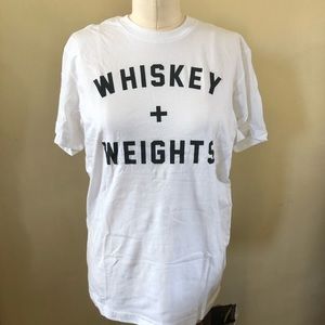 Whiskey and Weights T-shirt